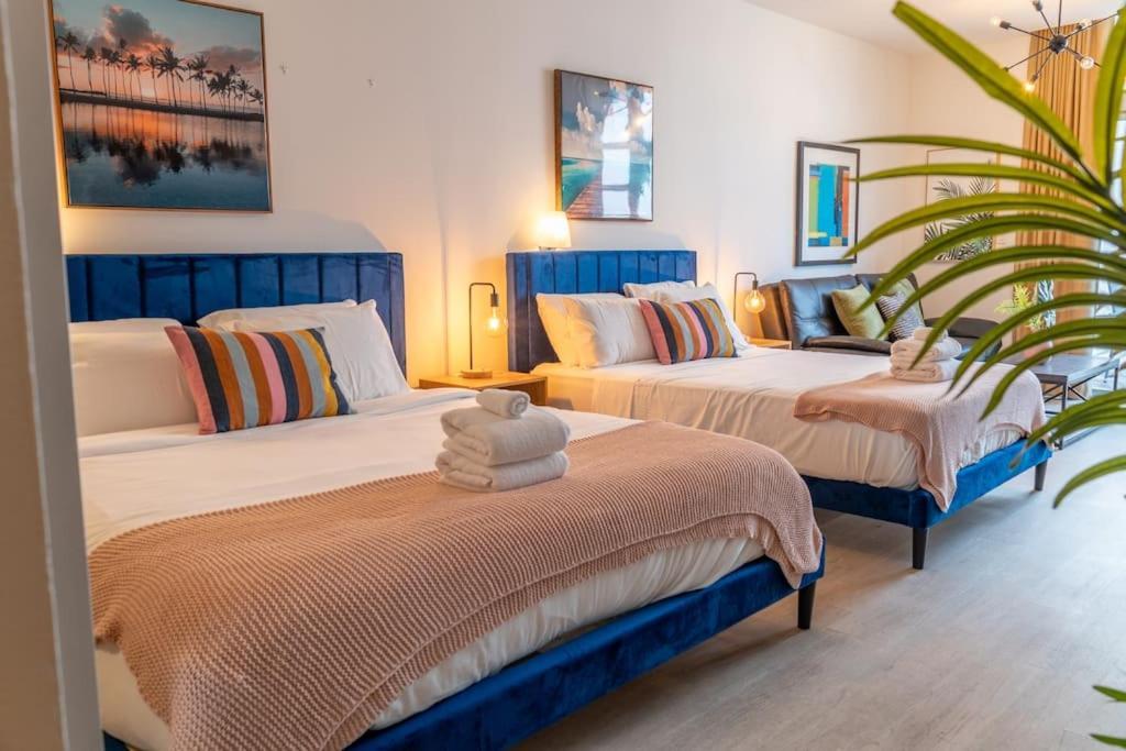 King Bed Rooftop Suite Ocean Dr C304 Miami Beach Zewnętrze zdjęcie