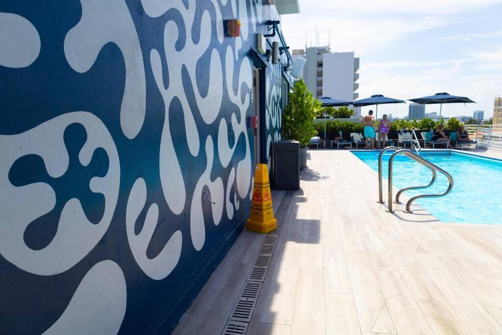 King Bed Rooftop Suite Ocean Dr C304 Miami Beach Zewnętrze zdjęcie
