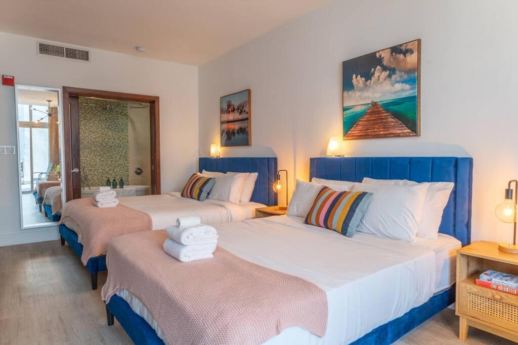 King Bed Rooftop Suite Ocean Dr C304 Miami Beach Zewnętrze zdjęcie